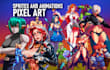 create pixel art sprites and animations with video game quality