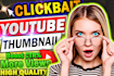 design youtube thumbnail within 4 hour