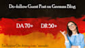 do dofollow guest post on german blog