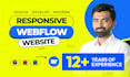 create webflow website design redesign webflow development webflow landing page