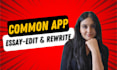edit your common app essay in 24 hours