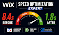 optimize your wix website speed and google pagespeed score within 24 hours