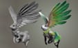 create stylized 3d creature model for 3d printing or games