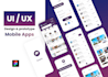do UI UX of mobile app, wireframe and prototype