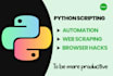 automate your business, python script, data scraping, bot