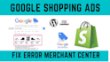 setup google shopping ads and product listing
