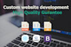 design website, HTML, CSS, javascript, jquery, bootstrap, react