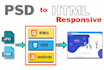 convert jpg, jpeg, png, PSD to HTML responsive CSS