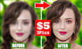 sharpen enhance, improve, upscale, restore and enlarge low resolution images