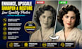 ai upscale, sharpen, restore and enhance your photos to HD quality