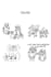 draw a funny custom 4 panel comic strip based on your story