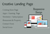 create responsive landing page