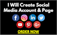 create seo optimized social media accounts social media page