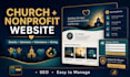 build a church or nonprofit website with events donations and sermons