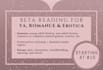 beta read your romance novel and give detailed, constructive feedback