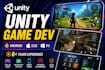 create a professional unity game for android, ios, and PC