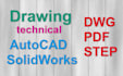 do drawing technical in dwg, PDF