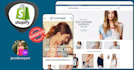 design shopify clothing store or website