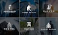 design a luxury modern real estate and construction logo