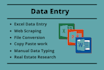 do data entry, web scraping, ocr and file conversion