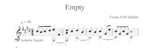 transcript your classical guitar song into musical notes