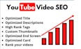 create and optimize youtube channel  with full SEO