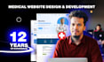 design medical website, doctor website, healthcare and clinic website with SEO