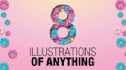 create digital line art illustrations for you
