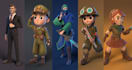 create a 3d character model for games and animation