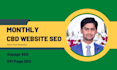 do monthly SEO  for cannabis and high authority backlinks