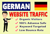 drive targeted german traffic to your website