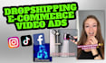 edit video ads for shopify dropshipping or ecommerce