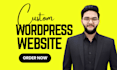 create wordpress website design and website development