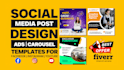 design a premium facebook ads design and  instagram ad design