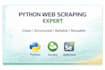build custom python web scrapers for clean data extraction