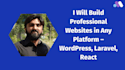 create website in wordpress,laravel