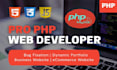 develop, fix, or customize a custom PHP website