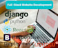 build django reactjs full stack website