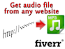 extract audio file from any website