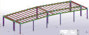 do steel structure 3d model and fabrication drawings