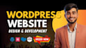 design or redesign responsive wordpress website, landing pages and blogs