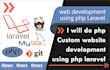 fix PHP, html, CSS, jquery and laravel bugs and ,  laravel api , errors