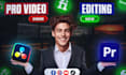 do professional and creative youtube video editing