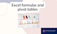 help you using excel formulas and pivot tables