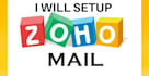 setup zoho mail, an email with your domain