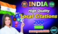 do india local citations manually for your business