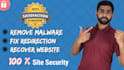 remove redirection malware from wp site