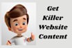 seo content writer, blog post writer, web writer