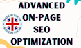 do onpage SEO and technical optimization service