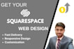 design, redesign and squarespace website for your business